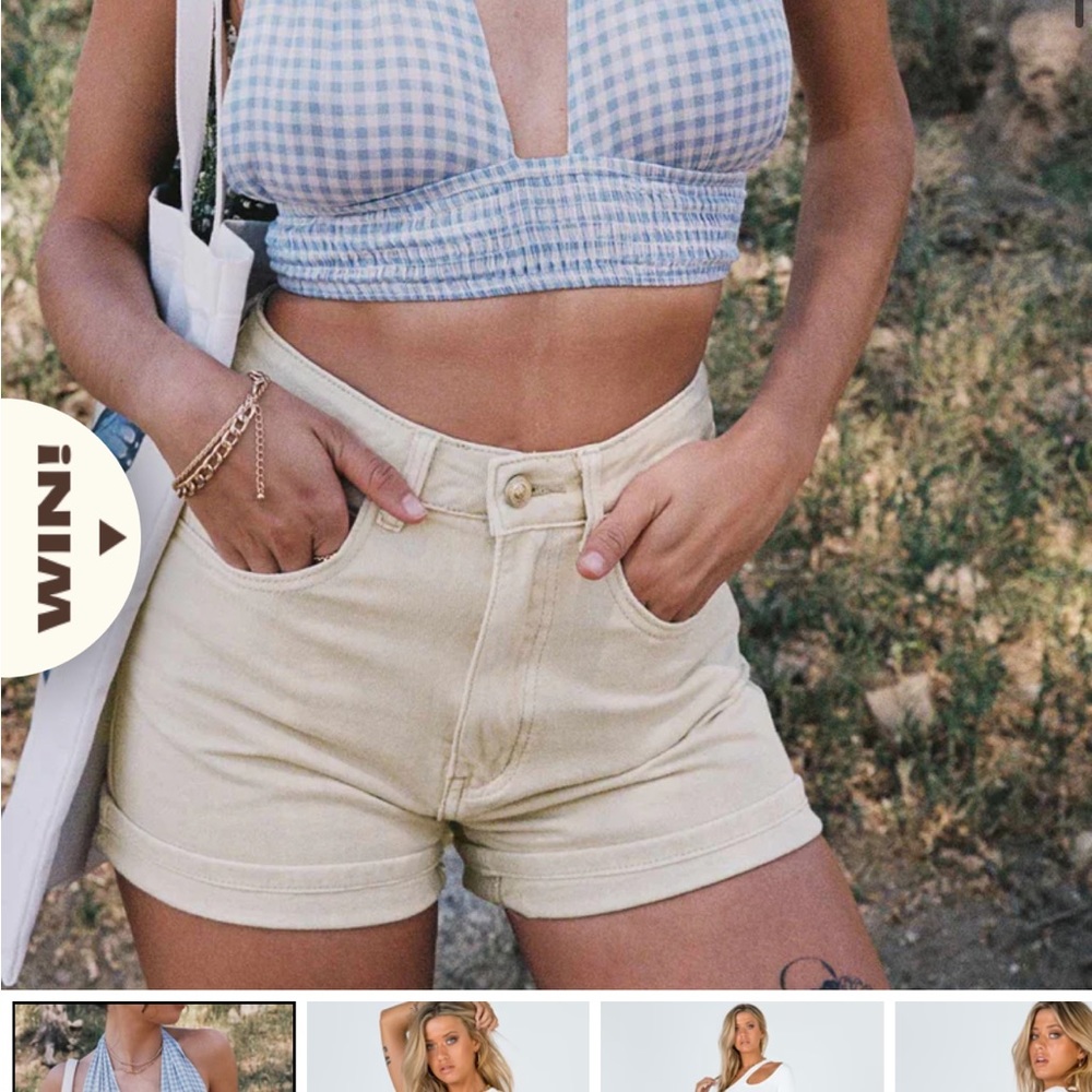 Princely Polly khaki short
